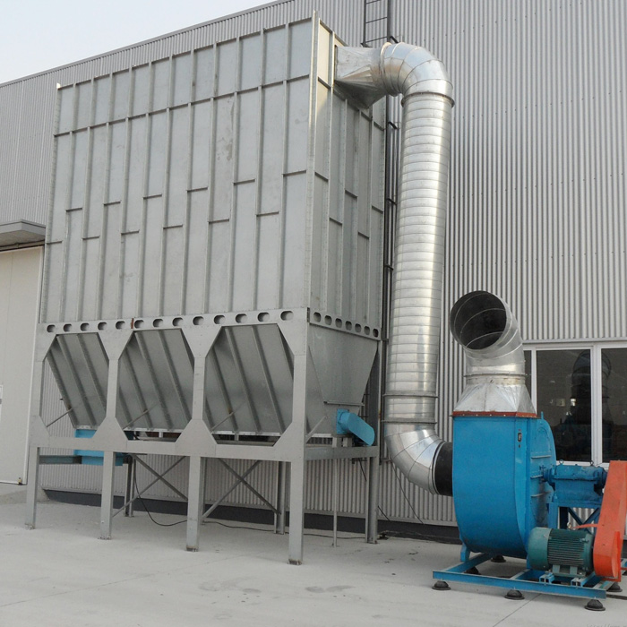 木工中央拼接除尘器